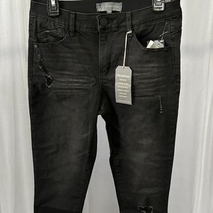 Petite Women's Wit and Wisdom Ab Solution High Waist Distressed Skinny Jeans
